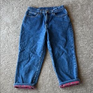 Vintage L.L. Bean Flannel Lined Jeans